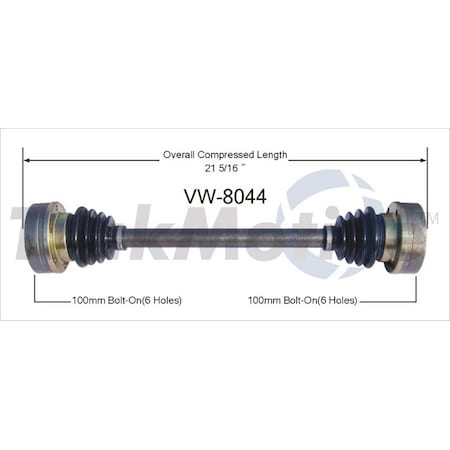 Surtrack Axle Cv Axle Shaft, Vw-8044 VW-8044